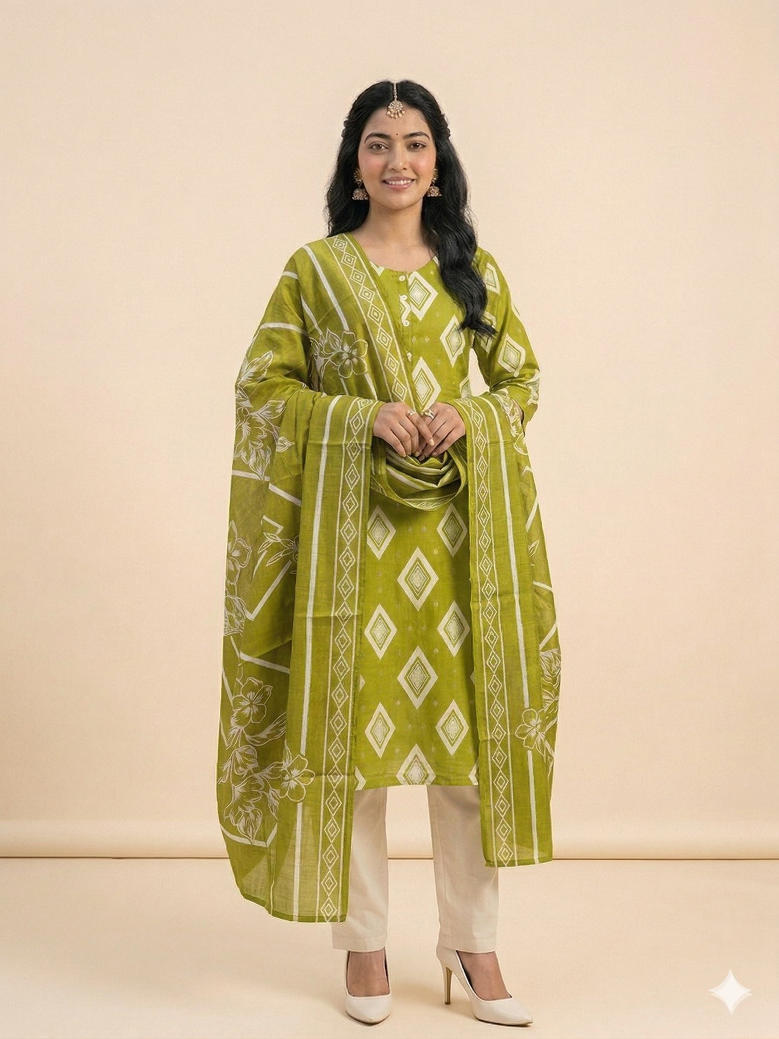 3 piece set (Vatican silk)