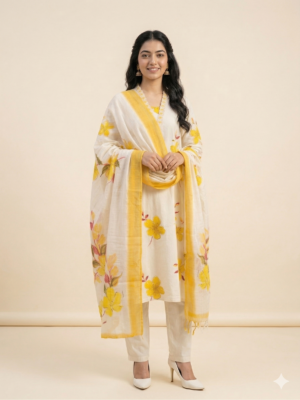 3 piece set ( Cotton flax cloth )